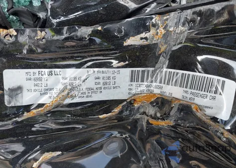 2016 Chrysler 200 Limited из США, поврежденный, VIN 1C3CCCAB0GN166560